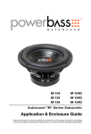PowerBass Autosound M-104 Specifications