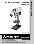 Delta DP250 Instruction manual