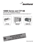 Delfield 186114 BUC Installation manual