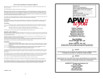 APW Wyott GGM-24H Product manual