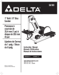 Delta SA180 Operating instructions