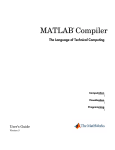 MATLAB APPLICATION DEPLOYMENT - WEB EXAMPLE GUIDE User`s guide