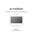 e-motion X216/69E-GB-TCU-UK User guide
