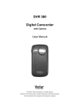 Vivitar DVR 380 User manual