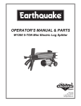 EarthQuake W1200 Operator`s manual