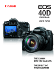 Canon 40D - EOS 40D DSLR Specifications