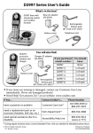 Uniden D2997 User`s guide