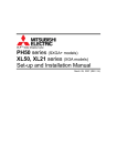 Mitsubishi Electric PH50 series Installation manual