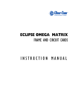 Clear-Com ECLIPSE MATRIX Instruction manual