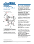 American Dynamics RJ1SNUD-1 Installation guide