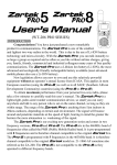 Zartek Mobile Pro5l Pro8 User`s manual