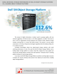 Email archiving: Storage performance of Dell DX Object Storage