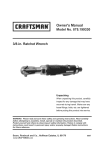 Craftsman 875.199330 Owner`s manual