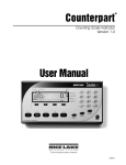 Rice Lake Counterpart User manual