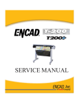 ENCAD T-200 Service manual