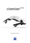 Zeiss Cinemizer Operating instructions