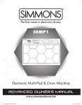 Simmons SDMP1 Owner`s manual