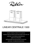 ROBLIN LINEAR 1500 CENTRALE Technical information
