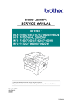 Brother DCP-7057 Service manual