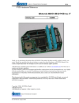 Motorola 68HC12B32 User`s guide