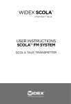 Users instructions SCOLA TALK