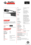 B&D Easylifter Specifications