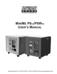 EarthQuake MiniMe P8 User`s manual