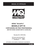 MULTIQUIP SP118 Operating instructions