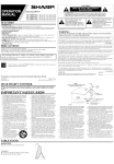 Sharp LC-13SH1U Operating instructions