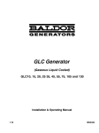 Baldor GLC10 Owner`s manual