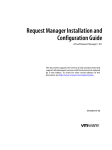 VMware VCLOUD REQUEST MANAGER 1.0.0 User`s guide