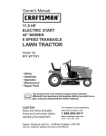 Craftsman 917.271731 Owner`s manual