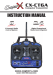 CopterX CX-CT6A Instruction manual