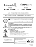 Schwank S100U Owner`s manual