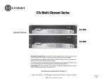 Crown IQ-MC4A Instruction manual