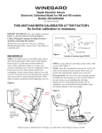 Winegard RD-4610 Operating instructions