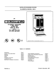 Bloomfield SDS-5SB Owner`s manual