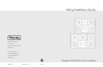 Viking Designer DGVU260-5B Installation guide