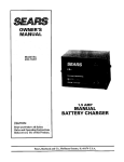 Sears 200.71201 Owner`s manual