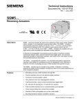 Siemens SQM5 Operating instructions