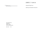 AEG Electrolux Santo C 7 18 40-6i Operating instructions