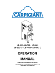 Carpigiani LB 1002 Technical information