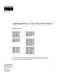 Cisco 4500M Installation guide