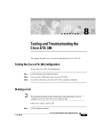 8 Testing and Troubleshooting the Cisco ATA 186