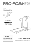 ProForm 831.297690 User`s manual