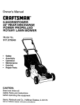 Craftsman 917.379540 Owner`s manual