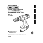 Craftsman 973.2748.70 Owner`s manual