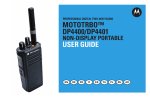 Motorola MOTOTRBO DP4401 User guide