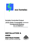 Eco Hometec EC 25 COMPACT Technical information