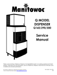 Manitowoc Q290 Service manual